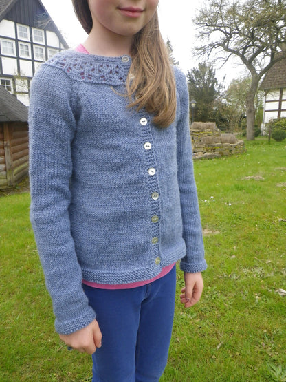 Vintage Flair Cardigan Knitting Pattern