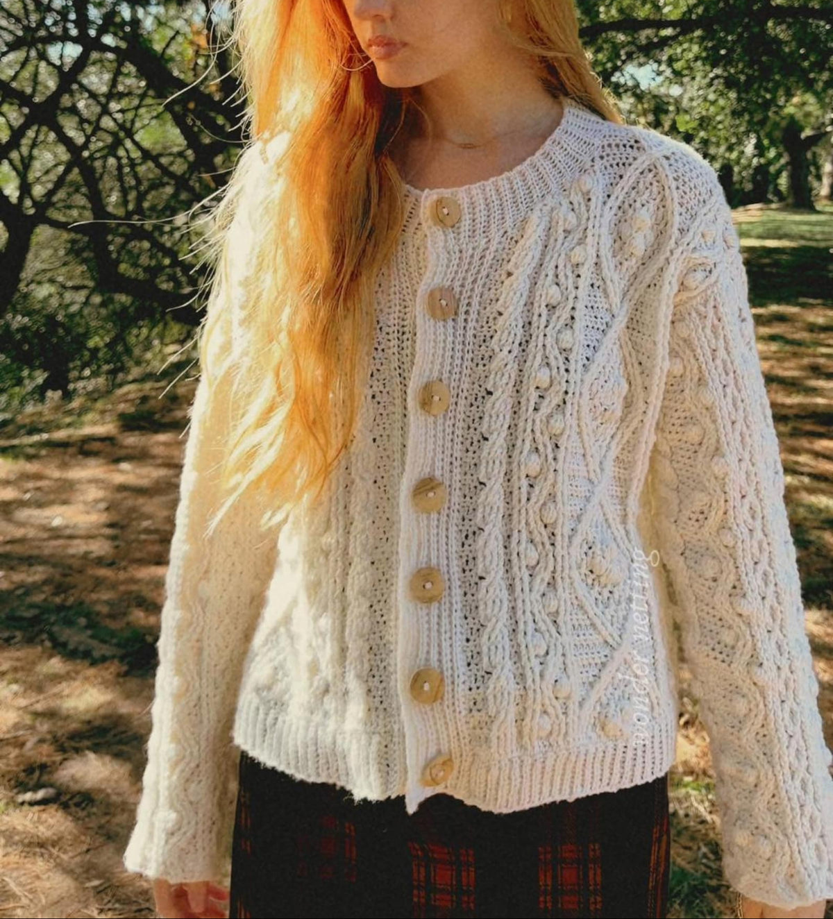 Cable Cardigan Crochet Pattern