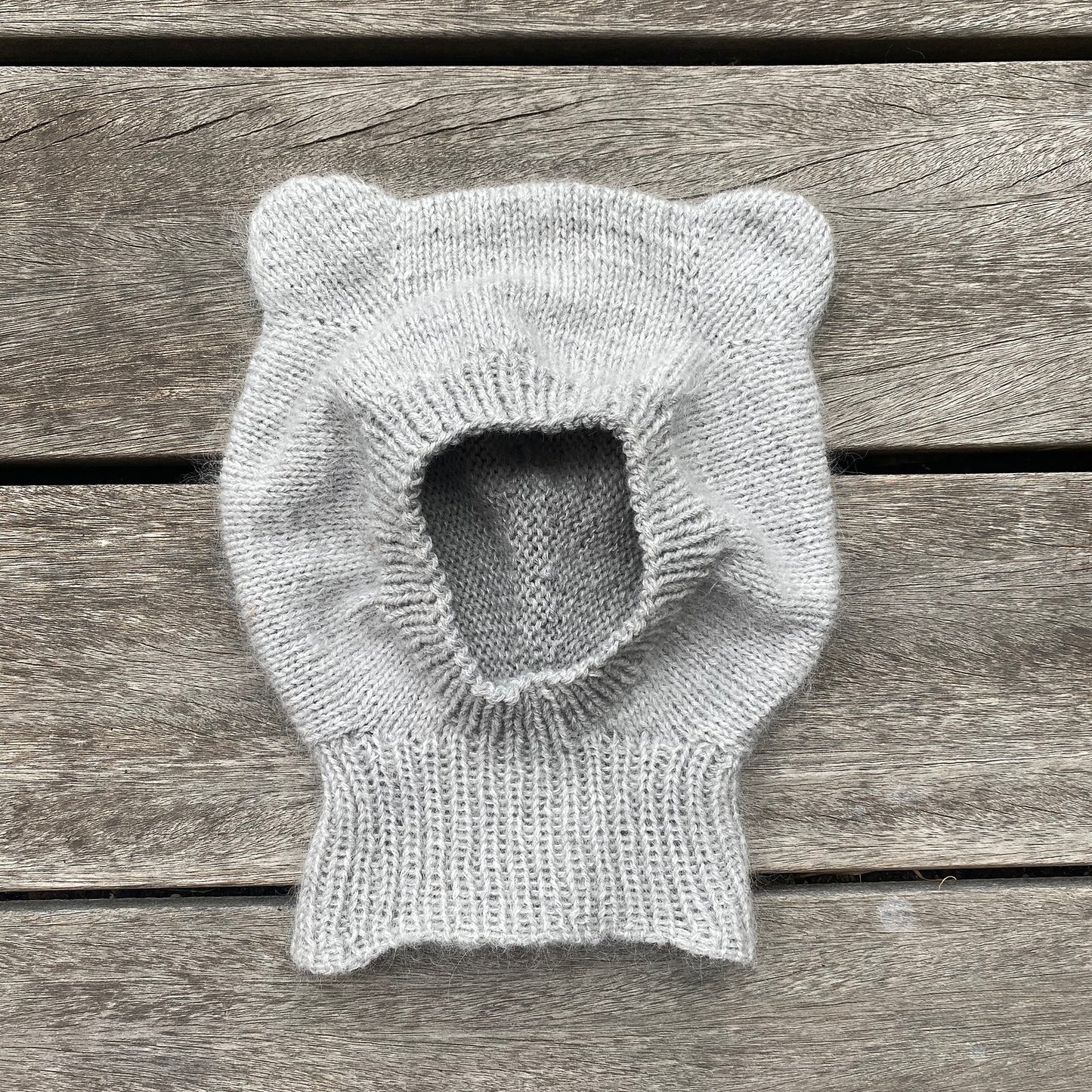 Baby Bear Balaclava Knitting Pattern