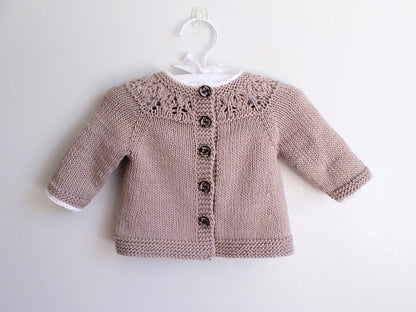Vintage Flair Cardigan Knitting Pattern