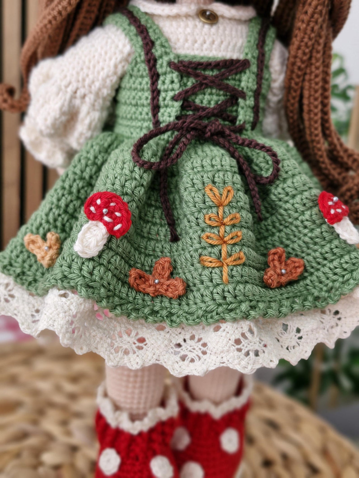Whimsical Mushroom Doll Crochet Pattern