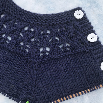 Vintage Flair Cardigan Knitting Pattern