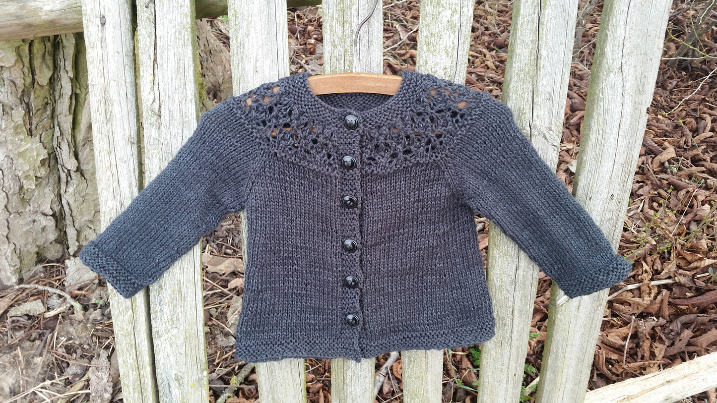 Vintage Flair Cardigan Knitting Pattern