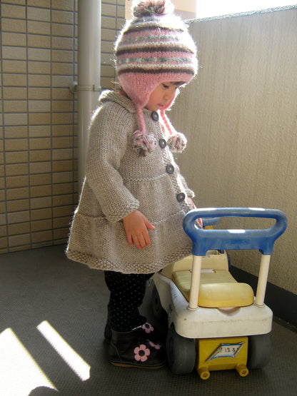 Baby + Toddler Tiered Coat Knitting Pattern