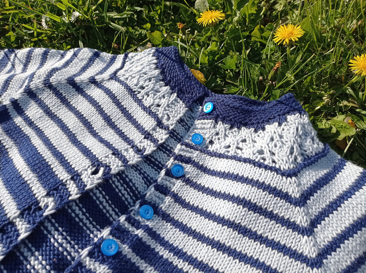 Vintage Flair Cardigan Knitting Pattern
