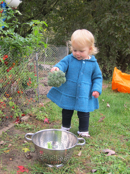 Baby + Toddler Tiered Coat Knitting Pattern