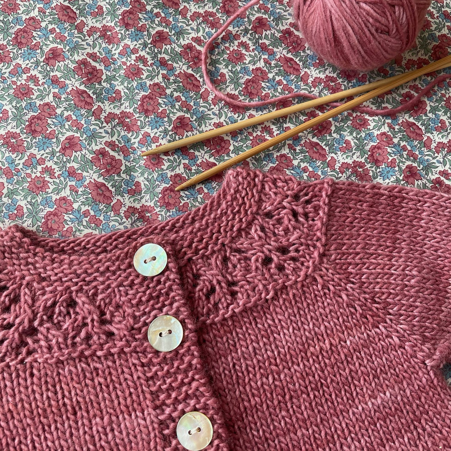 Vintage Flair Cardigan Knitting Pattern