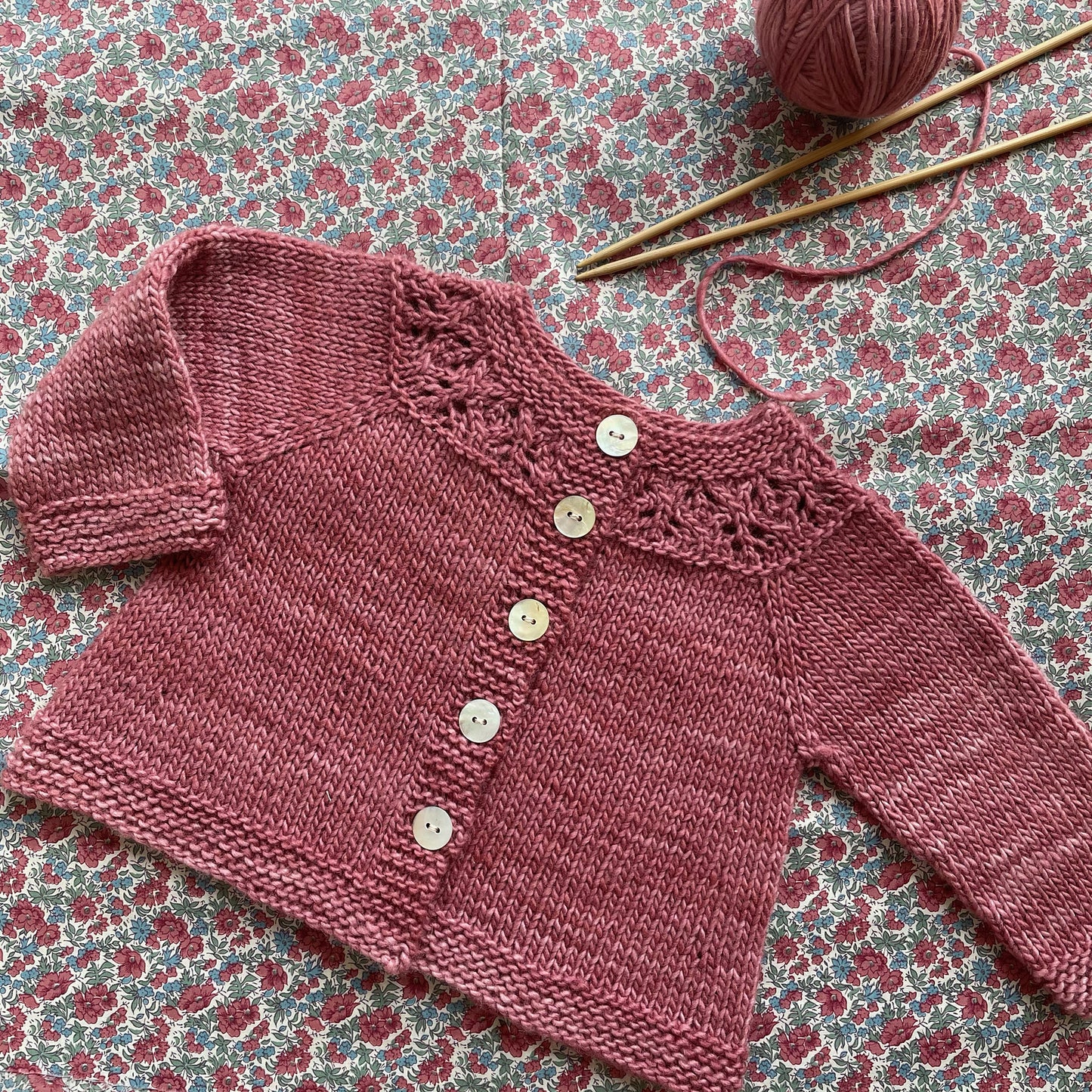 Vintage Flair Cardigan Knitting Pattern