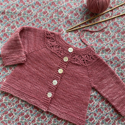 Vintage Flair Cardigan Knitting Pattern