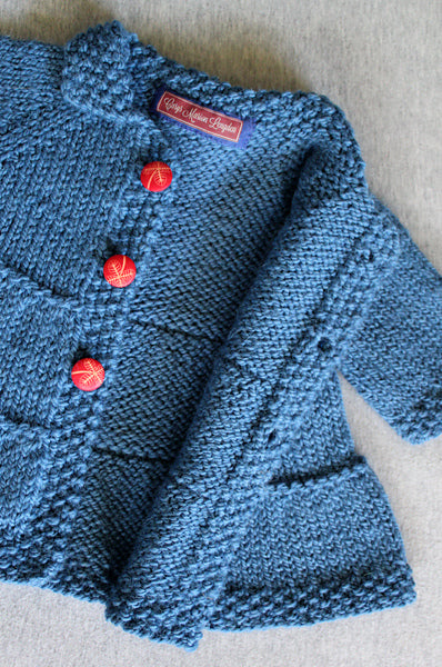 Baby + Toddler Tiered Coat Knitting Pattern