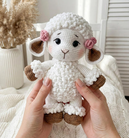 Plush Sheep Toy Crochet Pattern