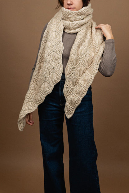 Short Row Shelly Scarf Crochet Pattern