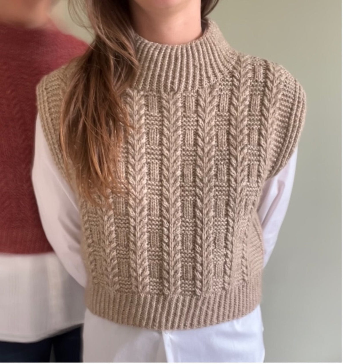 Herbarium Slipover Knitting Pattern Aran Knitting Pattern