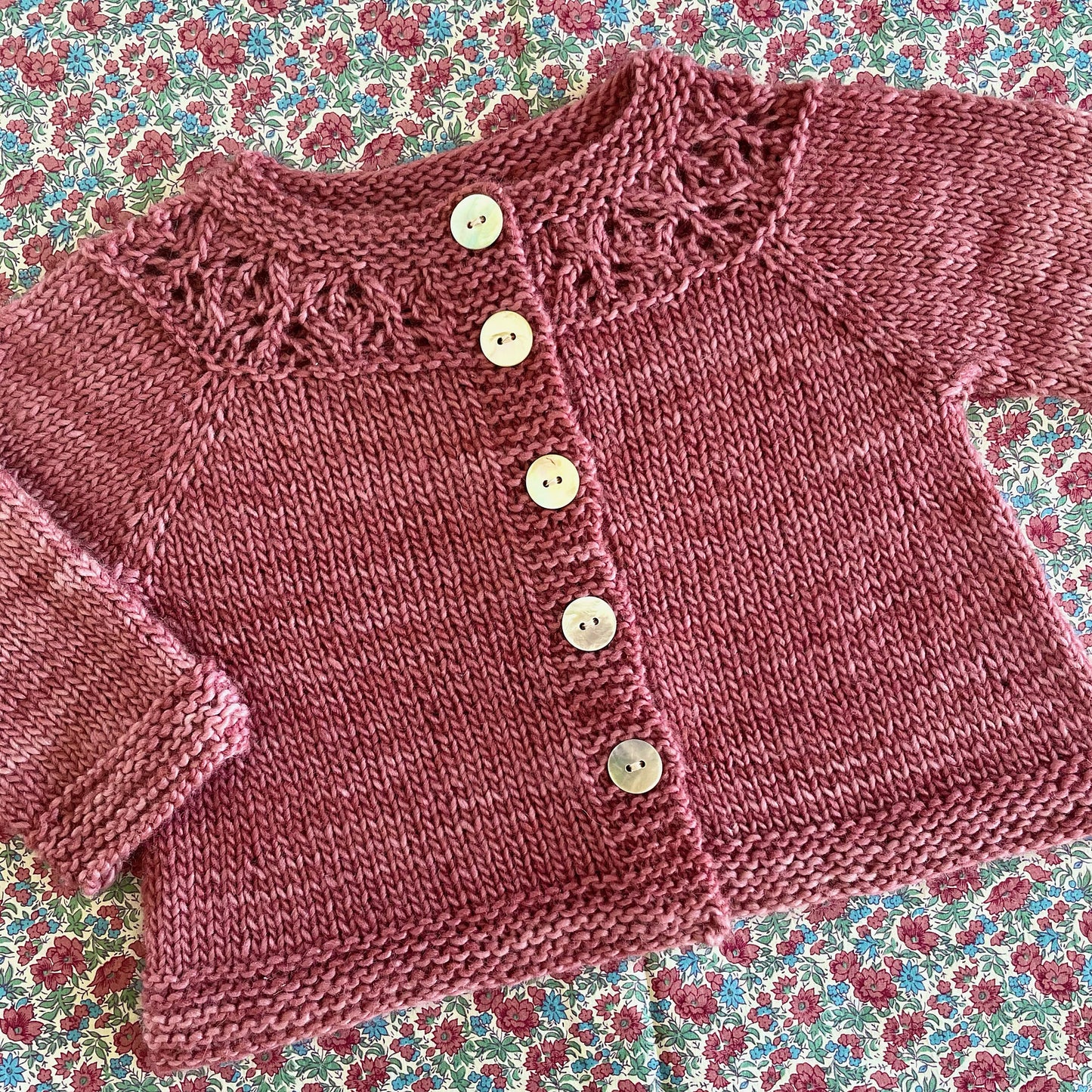 Vintage Flair Cardigan Knitting Pattern