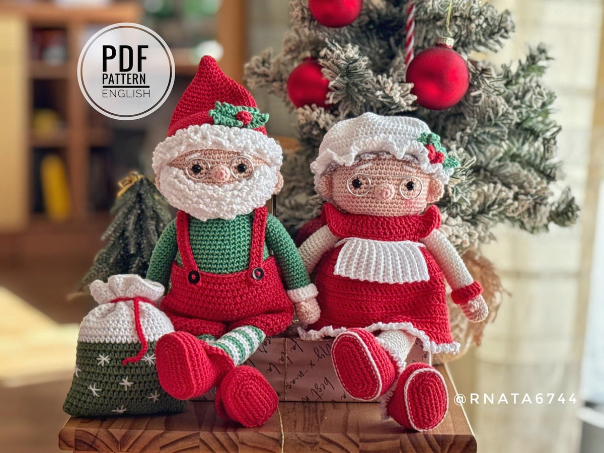 Grandpa & Grandma Dolls Crochet Pattern