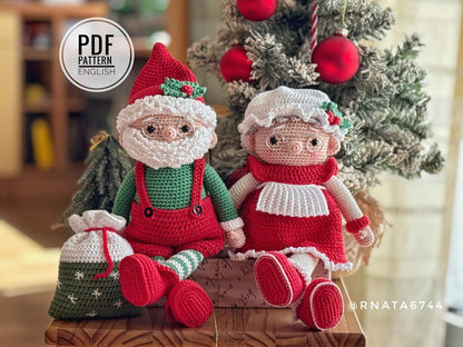 Grandpa & Grandma Dolls Crochet Pattern