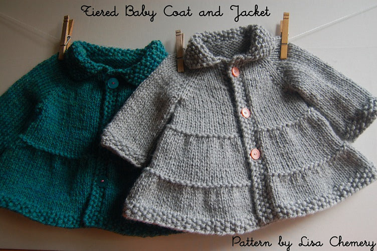 Baby + Toddler Tiered Coat Knitting Pattern