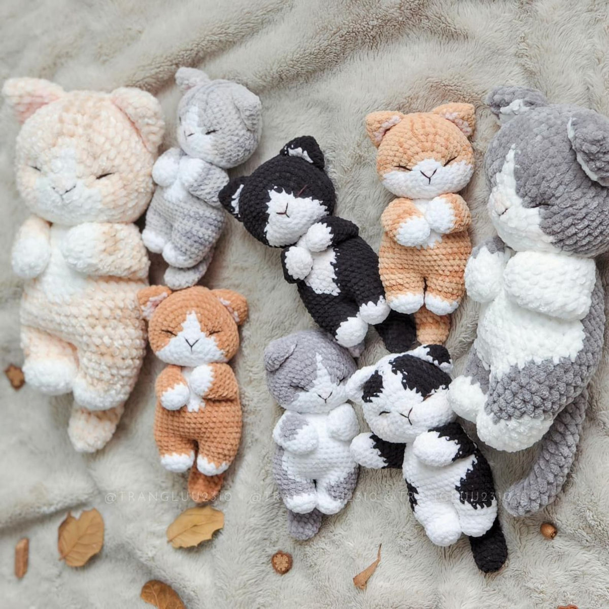 6 in 1 Kitty Collection Crochet Pattern
