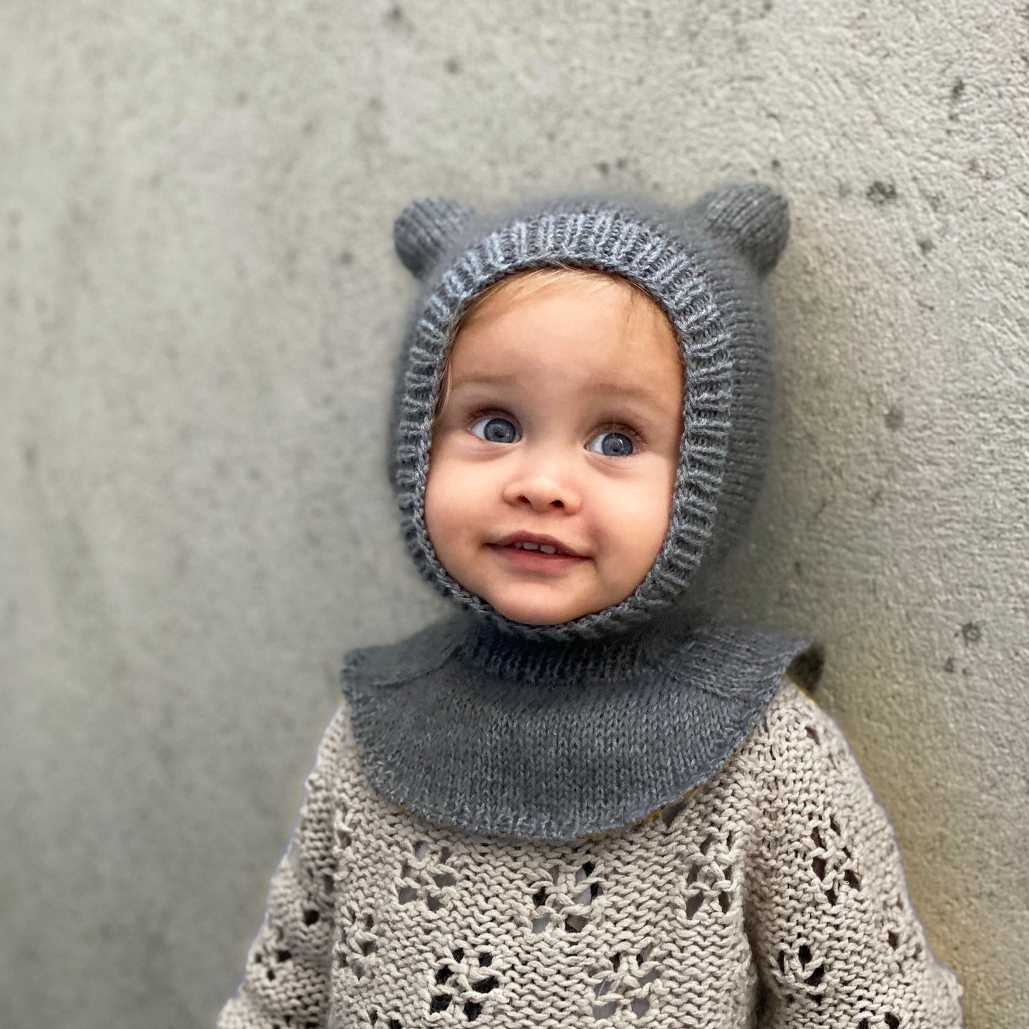 Baby Bear Balaclava Knitting Pattern