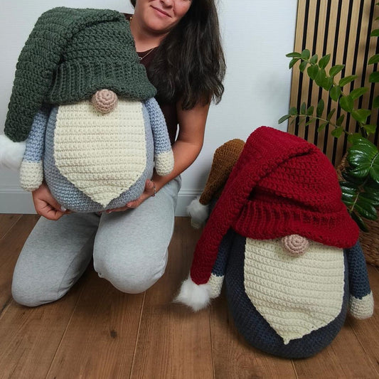 Farmhouse Jumbo Gnome Crochet Pattern