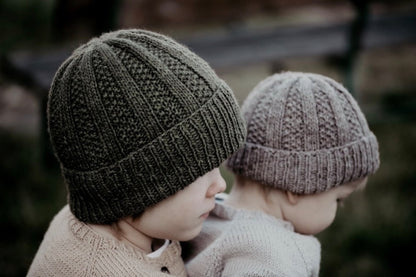Kids & Adults Ribbed Beanie Knitting Pattern