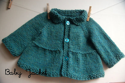 Baby + Toddler Tiered Coat Knitting Pattern