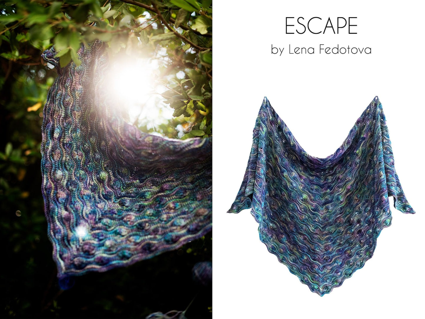 Textured Asymmetrical Shawl Crochet Pattern