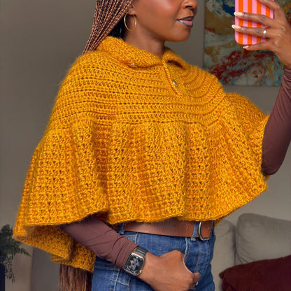 Ruffle Cape Crochet Pattern