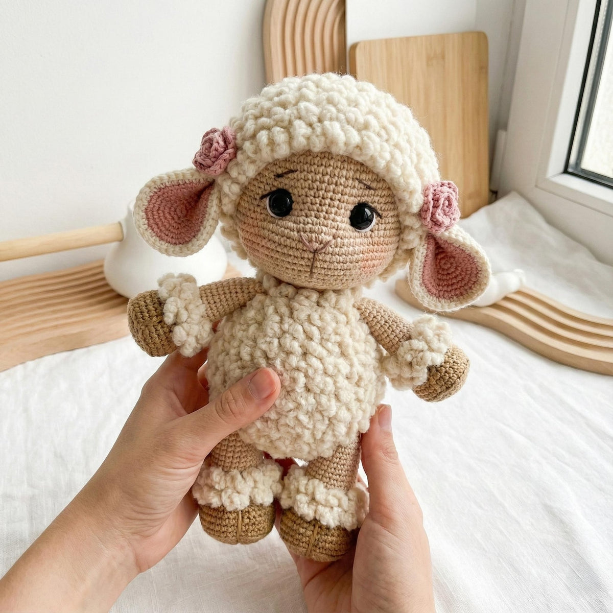 Plush Sheep Toy Crochet Pattern