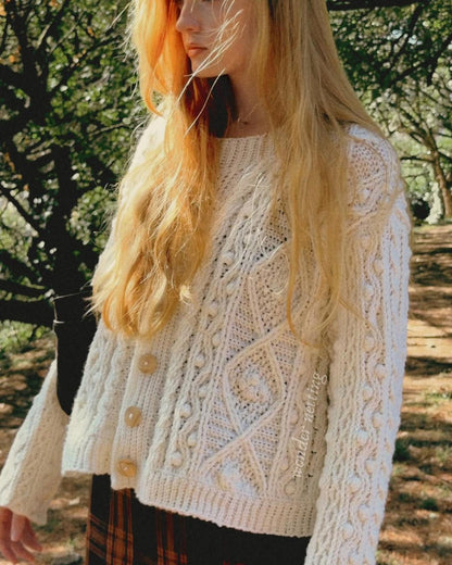 Cable Cardigan Crochet Pattern