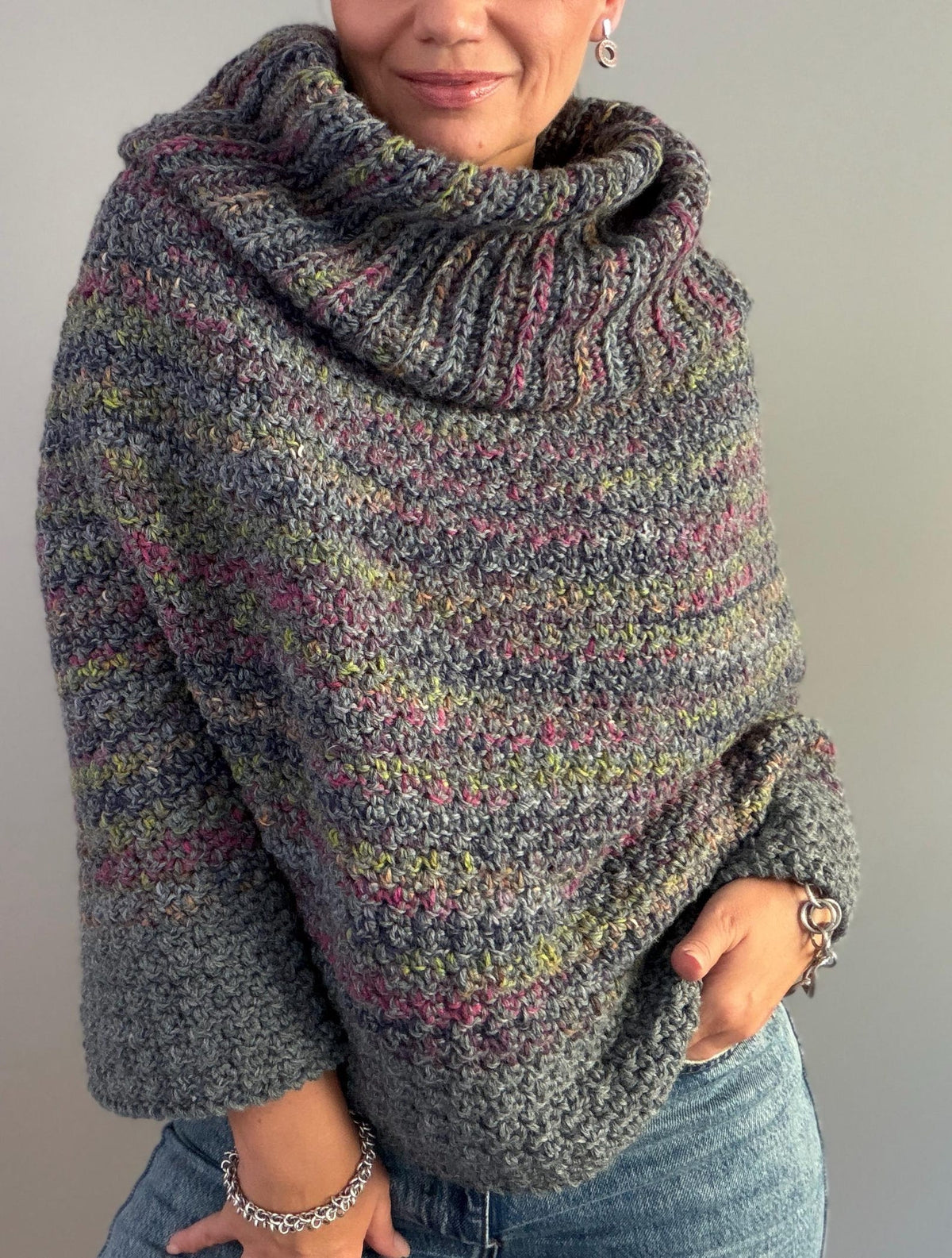 Dalia Hooded Poncho Crochet Pattern
