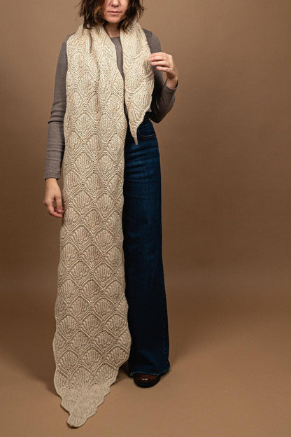 Short Row Shelly Scarf Crochet Pattern