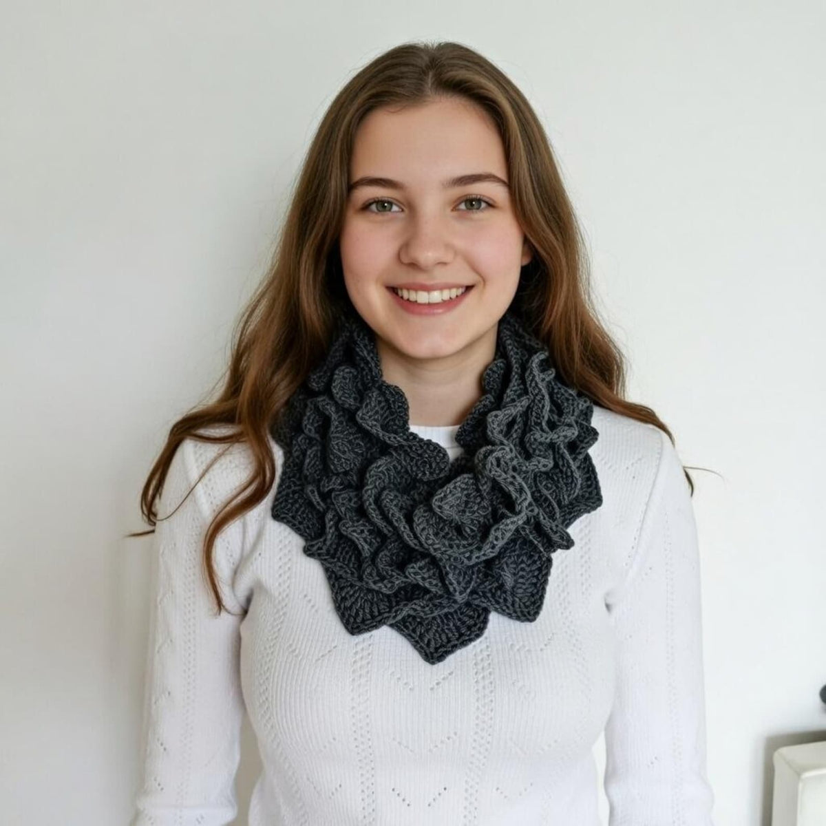 Easy Squirrel Cowl Knitting Pattern