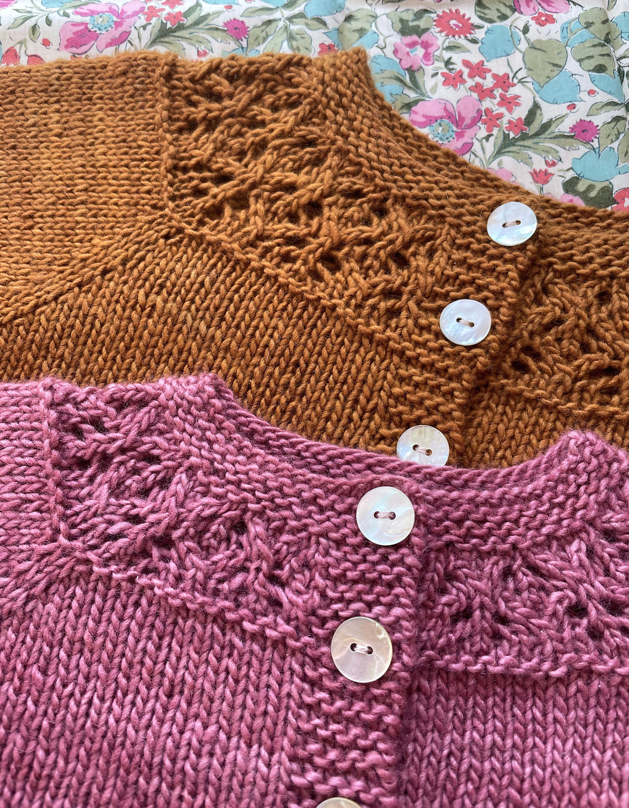 Vintage Flair Cardigan Knitting Pattern