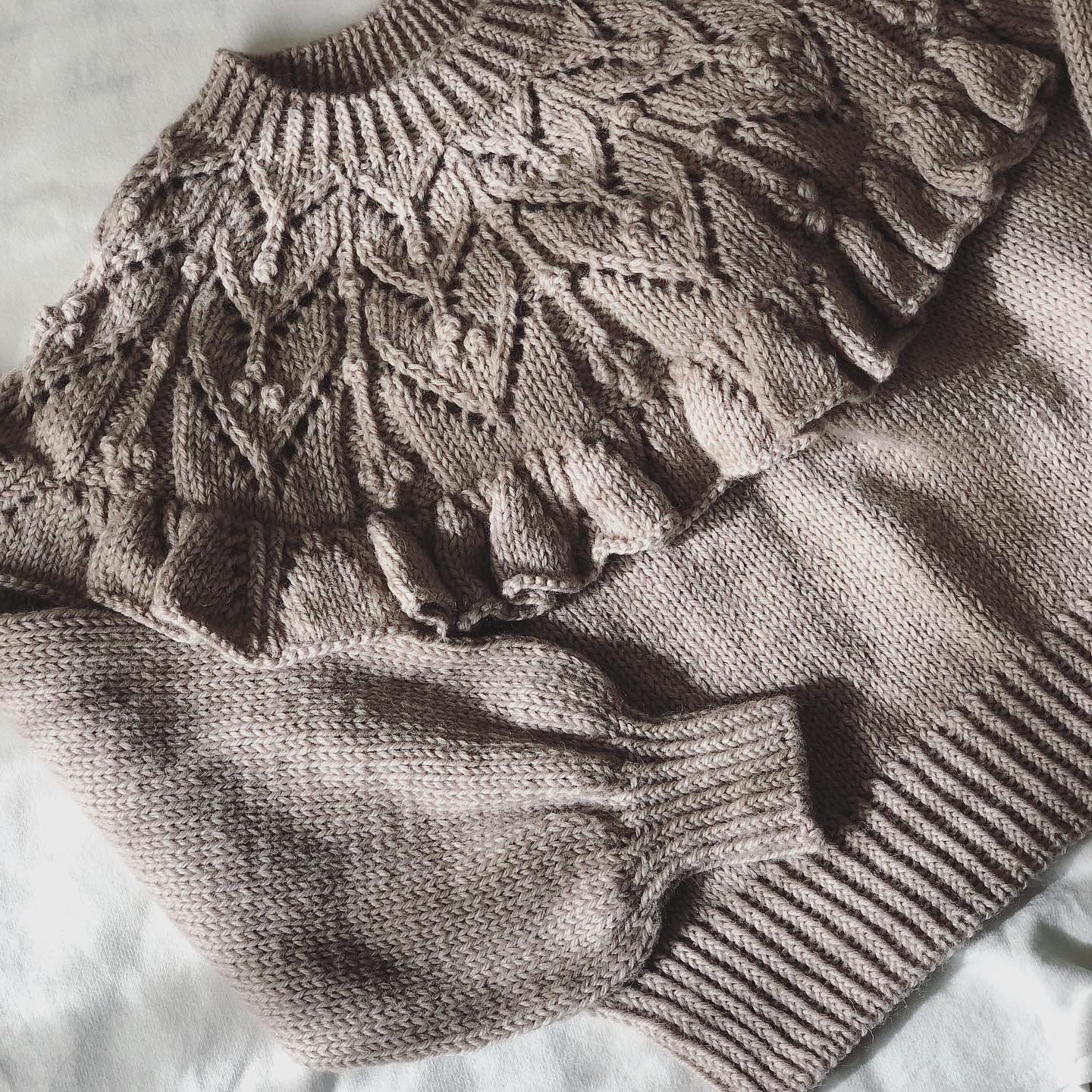 Savoy Truffle Sweater Knitting Pattern