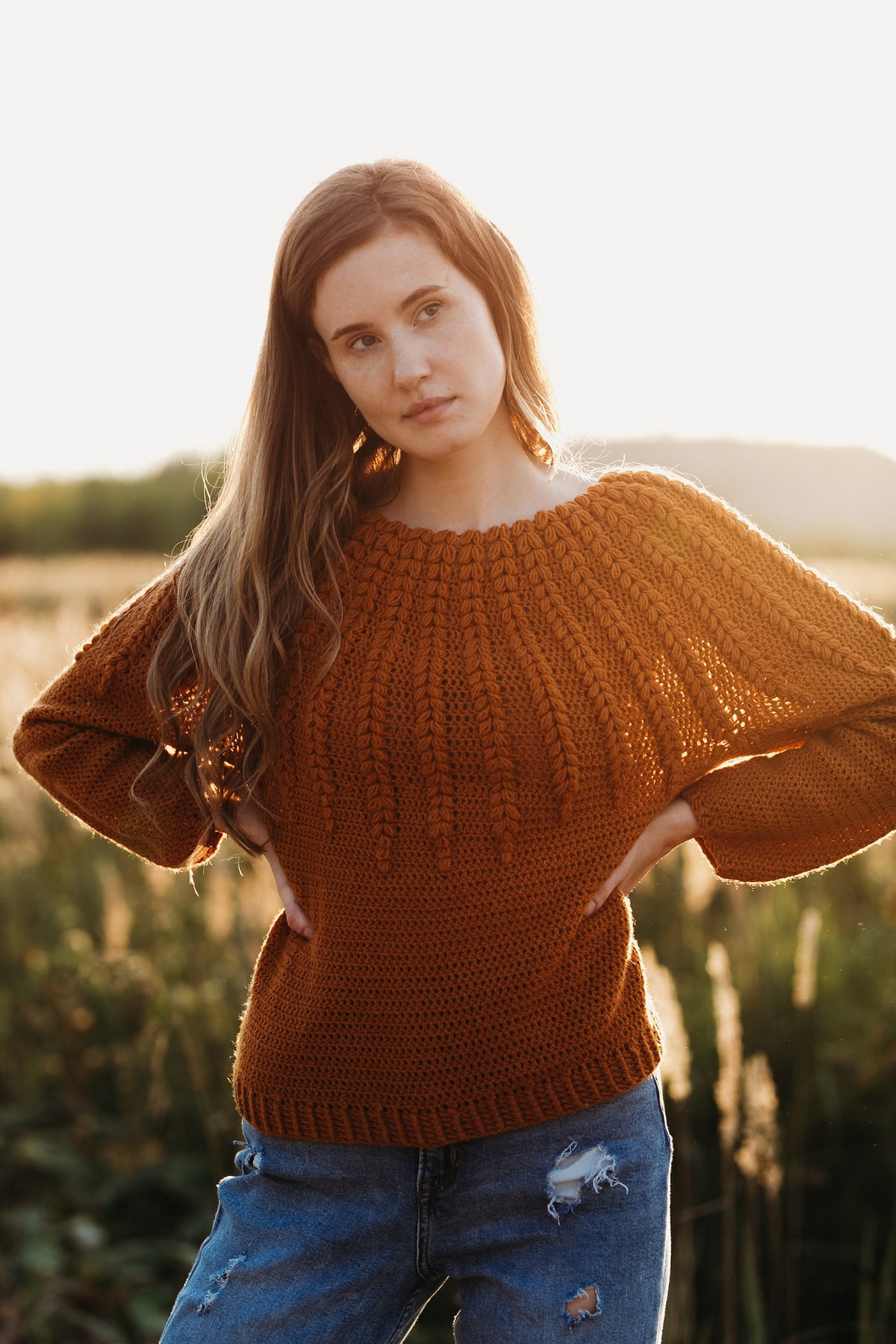 Goldenrod Sweater Crochet Pattern