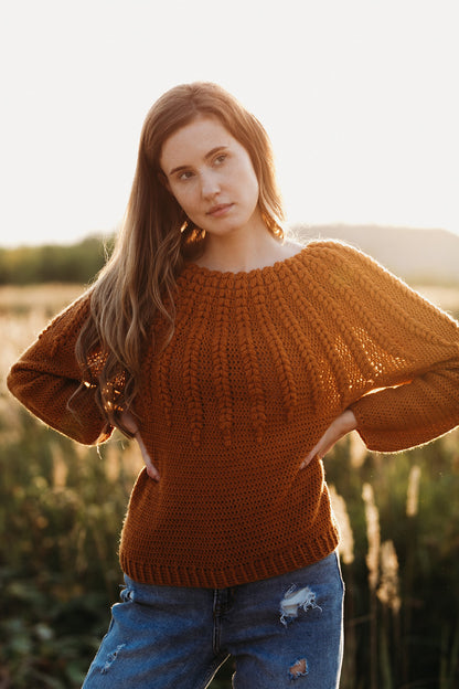 Goldenrod Sweater Crochet Pattern