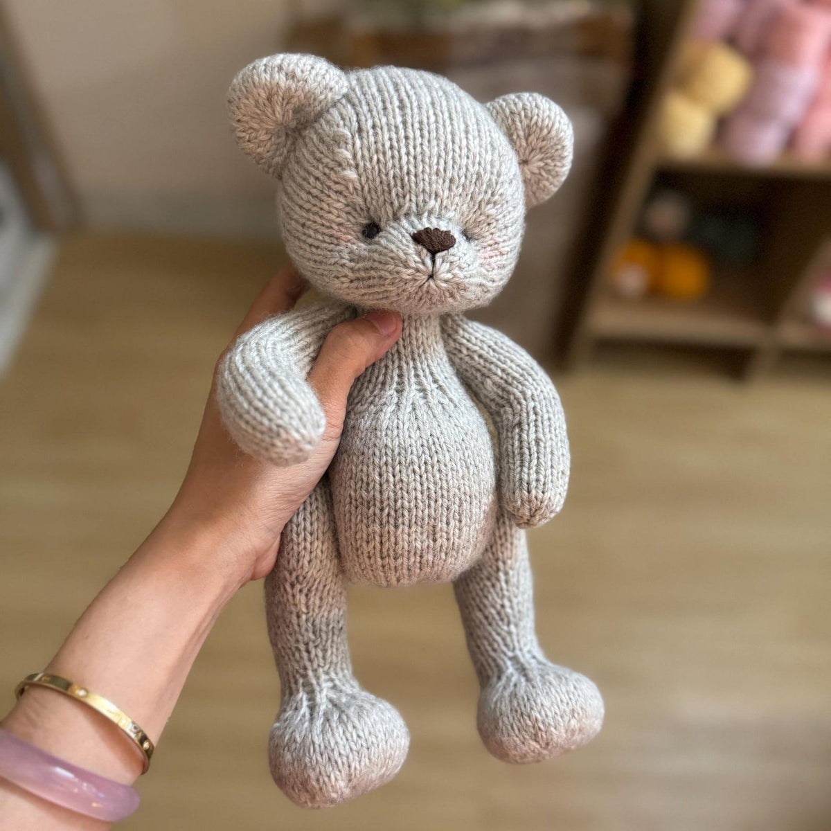 Cozy Teddy Bear Knitting Pattern