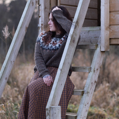 Round Yoke Sweater Knitting Pattern