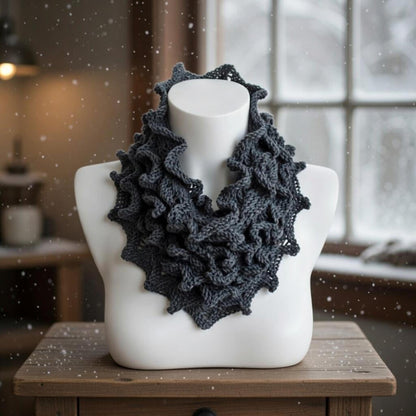 Easy Squirrel Cowl Knitting Pattern
