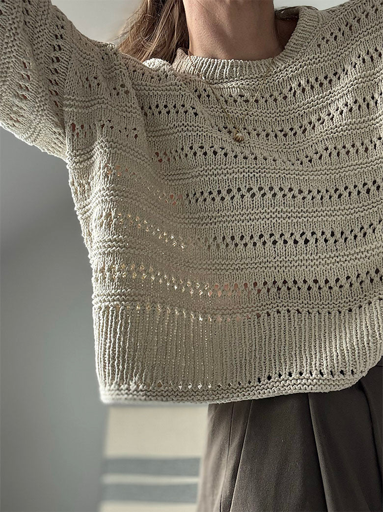 Lacey Loop Tee Knitting Pattern