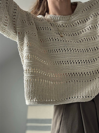 Lacey Loop Tee Knitting Pattern
