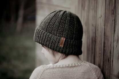 Kids & Adults Ribbed Beanie Knitting Pattern