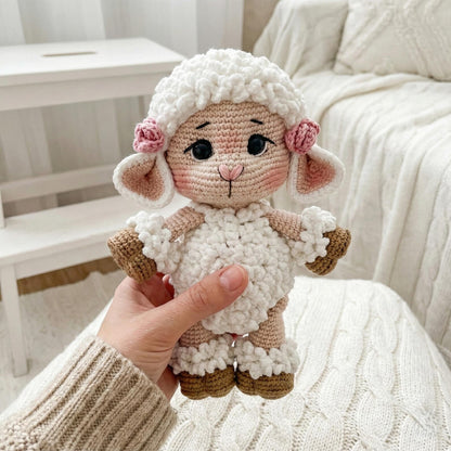 Plush Sheep Toy Crochet Pattern