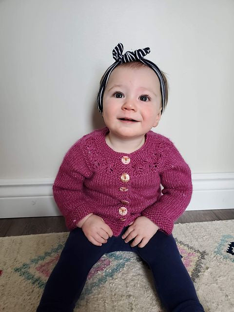 Vintage Flair Cardigan Knitting Pattern