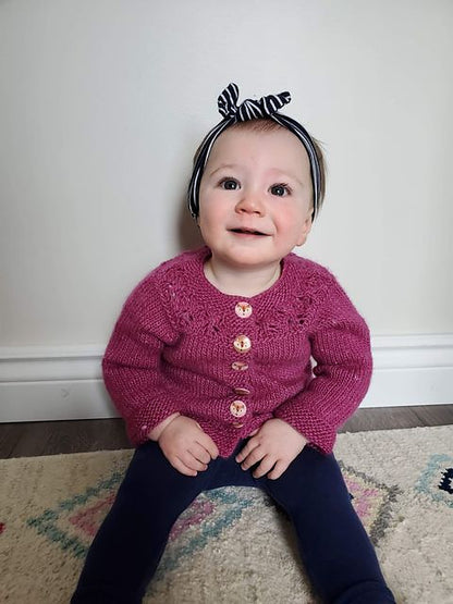 Vintage Flair Cardigan Knitting Pattern
