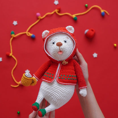Polar Bear Amigurumi Crochet Pattern
