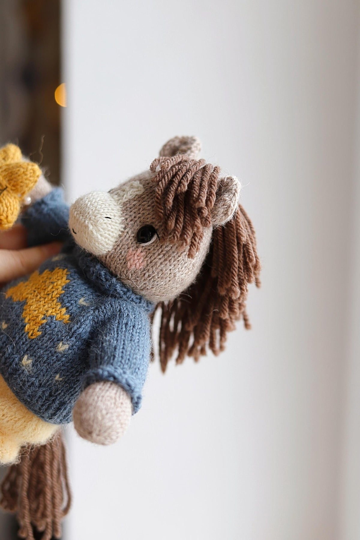 Amigurumi Horse with Removable Clothes Knitting Pattern