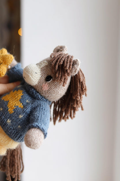 Amigurumi Horse with Removable Clothes Knitting Pattern