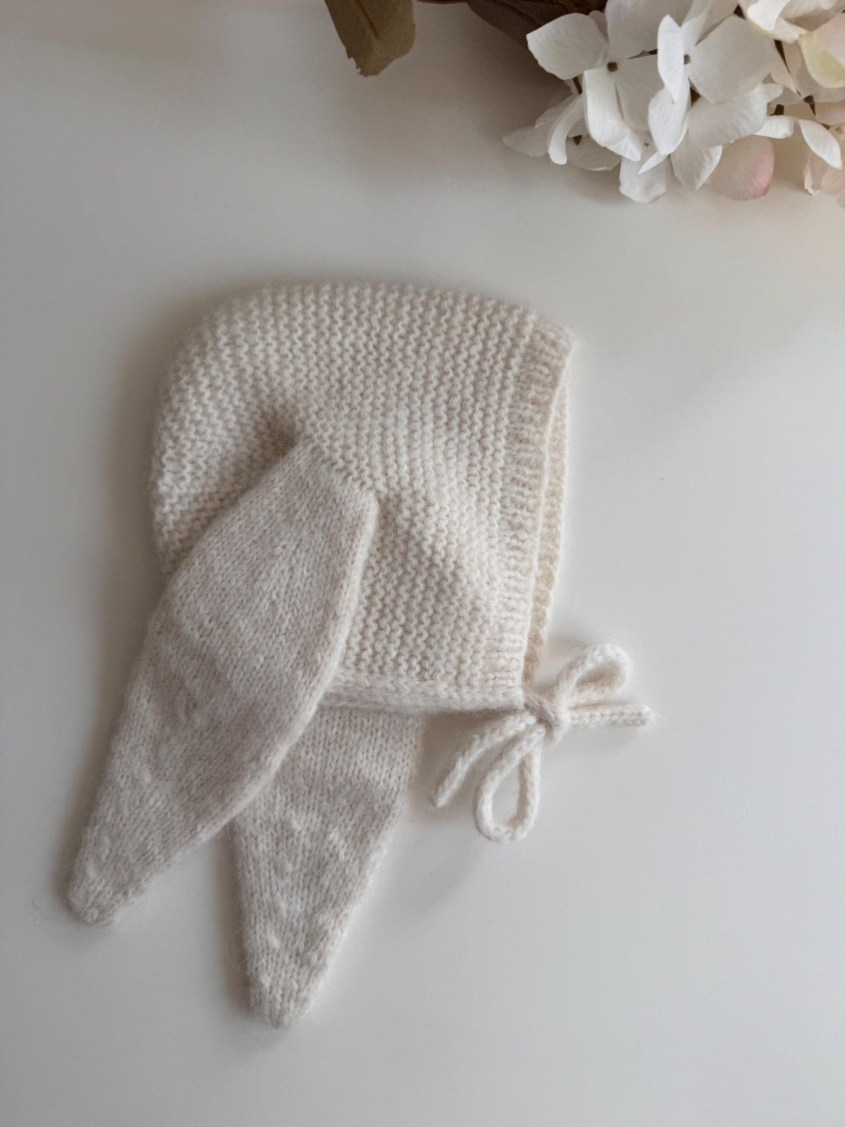 Alpaca Bunny Bonnet Knitting Pattern